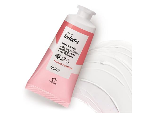 Combo Natura Ilía Dual + Creme para Mãos Tododia Tâmara e Canela 50ml - 2