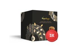 Combo 3 Panettones Kopenhagen com Recheio de Chocolate ao Leite 700g