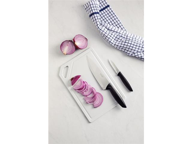 Kit para Carne e Legumes Tramontina Plenus 2 Facas e Tábua para Cortar - 2