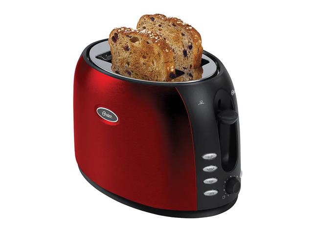 Torradeira Oster de Aço Inox 800W Vermelha 220...