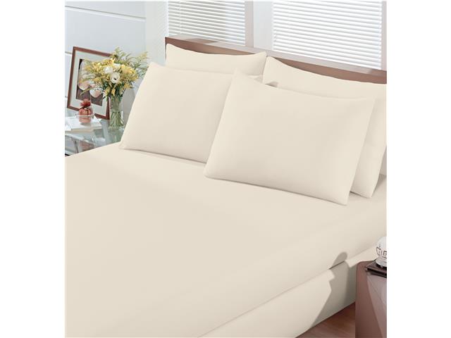 Lençol Solteiro Basic Buettner Avulso em Malha Pérola