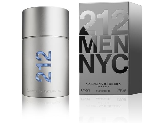 212 Men Carolina Herrera Masculino Eau de Toilette 50ml - 1