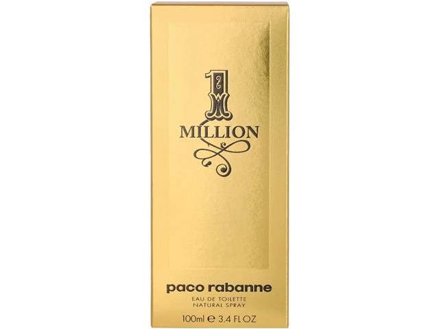 Perfume 1 Million Paco Rabanne Masculino Eau de Toilette 100ml - 3