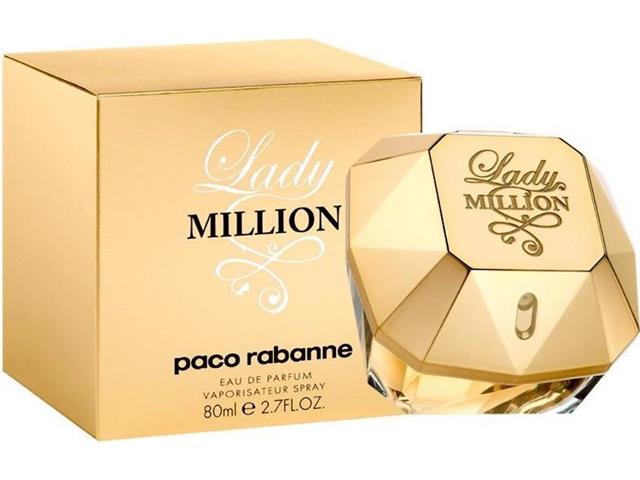 Perfume Lady Million Paco Rabanne Feminino Eau de Parfum - 80ml - 1