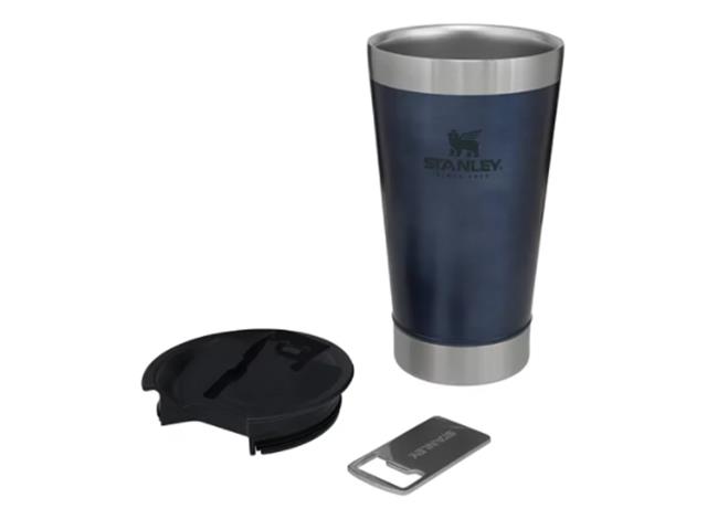 Copo Térmico de Cerveja com Tampa Stanley Nightfall Azul 473ML - 0