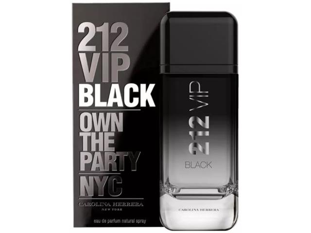 Perfume Masculino 212 VIP Black Carolina Herrera Eau de Parfum 200mL