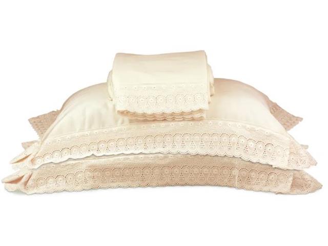 Jogo de Cama King Buettner 300 Fios Renascença 4 Peças Pérola