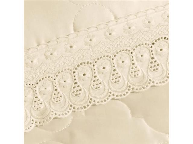 Jogo de Cama King Buettner 300 Fios Renascença 4 Peças Pérola - 1