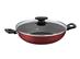 Panela Wok Tramontina Antiaderente com Tampa de Vidro Vermelha Ø 28CM - 0