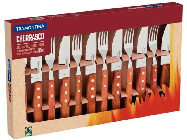 Jogo de Churrasco Tramontina Dynamic Facas e Garfos em Inox 12 Peças - 2