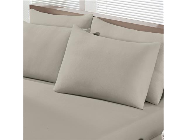 Jogo de Cama Casal Buettner Basic Liso Trigo 3 Peças - 2