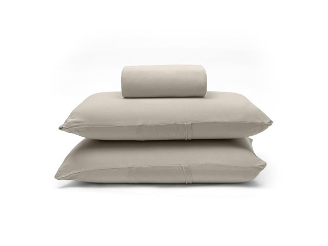 Jogo de Cama Casal Buettner Basic Liso Trigo 3 Peças - 1