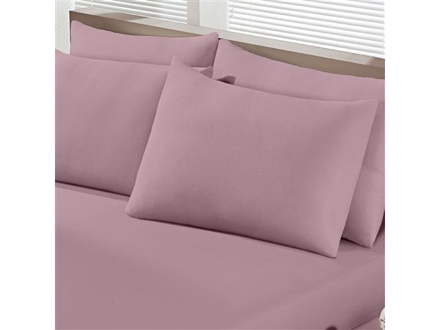 Jogo de Cama Queen Buettner Basic Liso Rose Blush 3 Peças - 2
