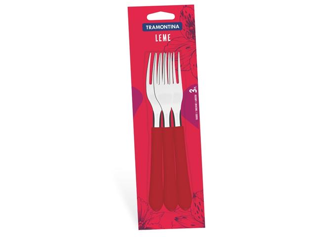 Conjunto de Garfos de Mesa Tramontina Leme Ver...