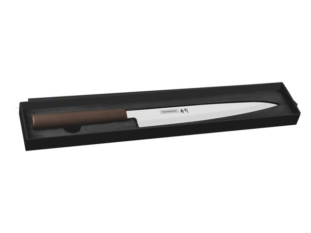 Faca Yanagiba Tramontina Sushi Lâmina em Aço Inox e Cabo de Nylon 9" - 1