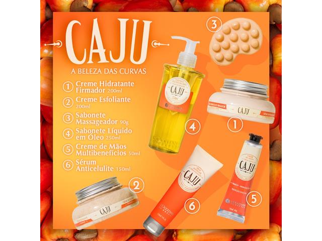 Creme Hidratante Firmador Loccitane au Brésil Caju 200ML - 4
