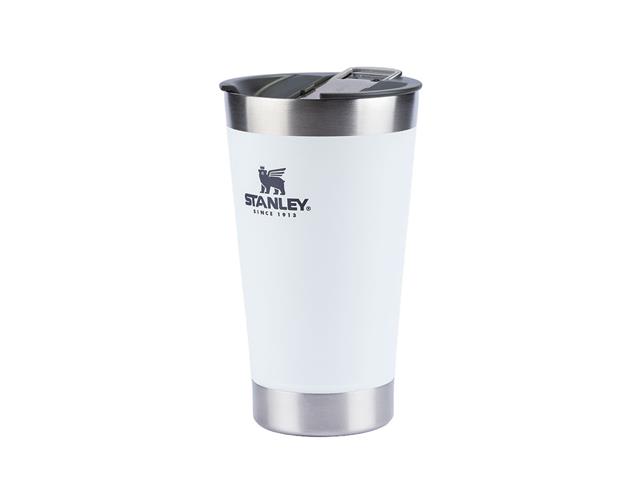 Copo Térmico Cerveja com Tampa Stanley Branco Polar 473ML - 1