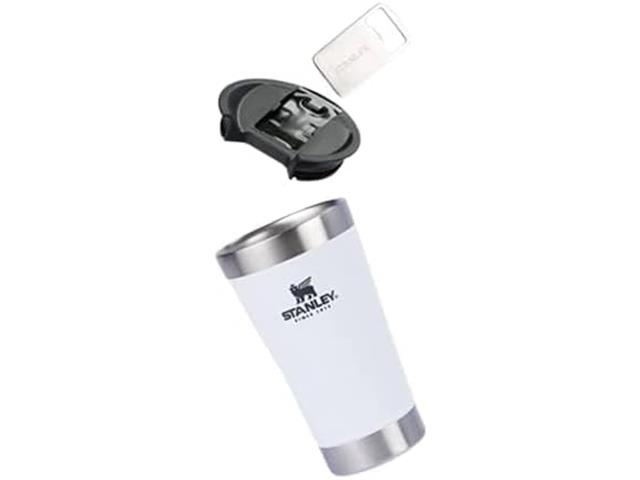 Copo Térmico Cerveja com Tampa Stanley Branco Polar 473ML - 3