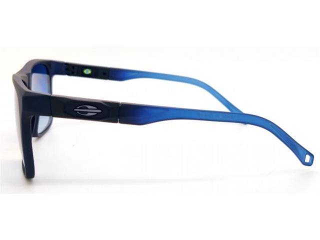 Óculos de Sol Masculino Mormaii Tokyo Azul Degradê Azul Claro Fosco - 3