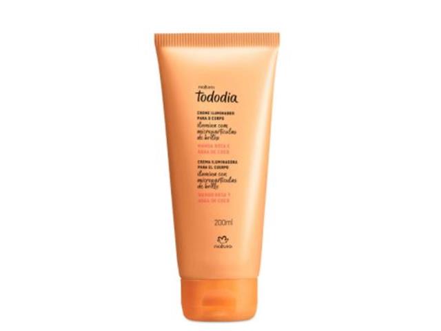 Creme Iluminador Corpo Natura TodoDia Manga Rosa e Água de Coco 200ML
