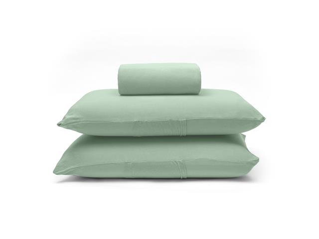 Jogo de Cama King Buettner Basic Rolinho Verde Alecrim 3 Peças - 1