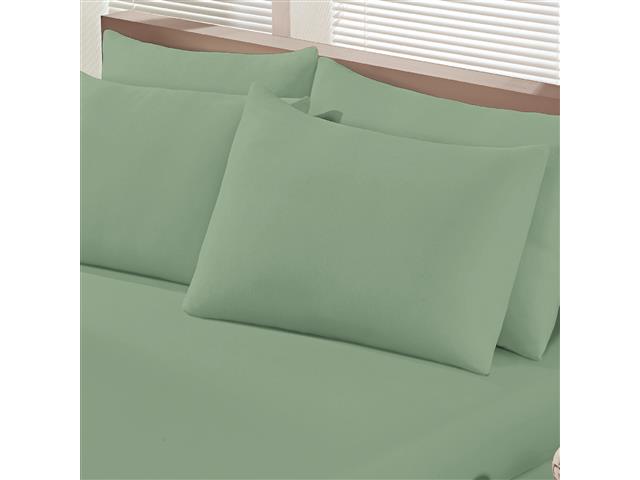 Jogo de Cama King Buettner Basic Rolinho Verde Alecrim 3 Peças - 3