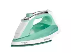 Plancha de Vapor Black+Decker 1200W Suela Cerámica SmartSteam Verde