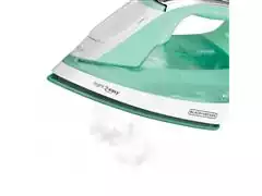 Plancha de Vapor Black+Decker 1200W Suela Cerámica SmartSteam Verde - 2