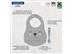 Kit Babador e Colher Infantil Tramontina Le Petit Cinza 2 Peças - 2