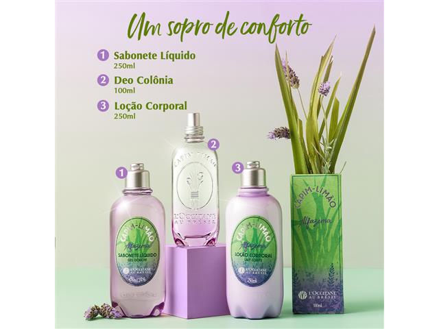 Loção Desod. Corporal L'Occcitane au Brésil Capim-Limão Alfazema 250ml - 4