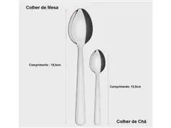 Juego de cubiertos Tramontina 24 pzas Buzios Inox - 6