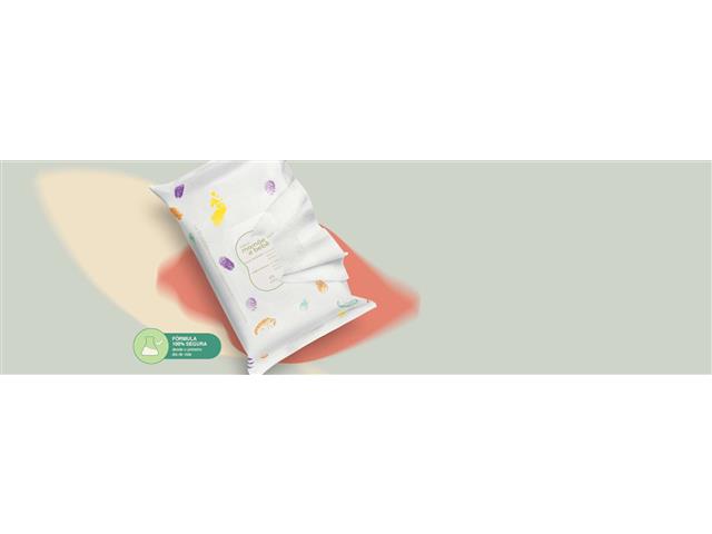 Lenços Umedecidos sem Fragrância Natura Mamãe e Bebê 50 Unidades - 2