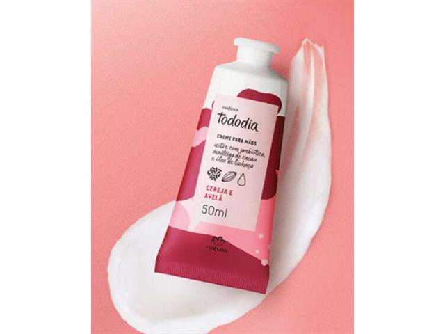 Creme Nutritivo para Mãos Natura Tododia Cereja e Avelã 50ML - 1