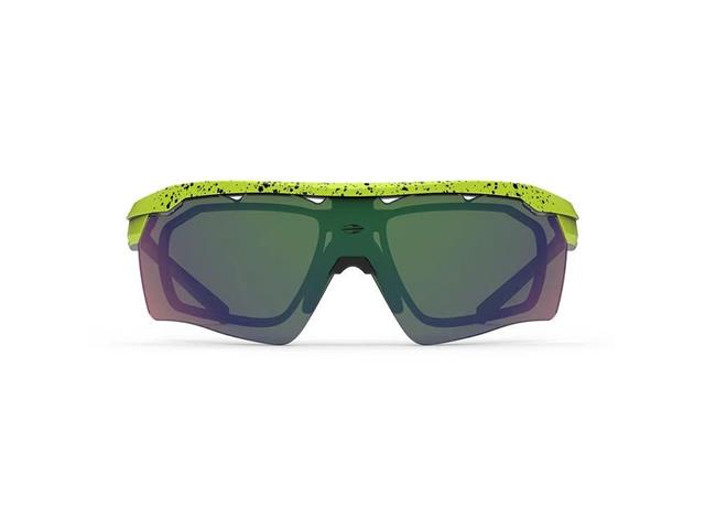 Óculos de Sol Unissex Mormaii Smash 2 Amarelo Fluor Lente Verde Revo - 2