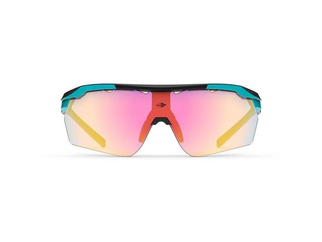 Óculos de Sol Unissex Mormaii Smash Preto com Turquesa Lente Cinza - 1