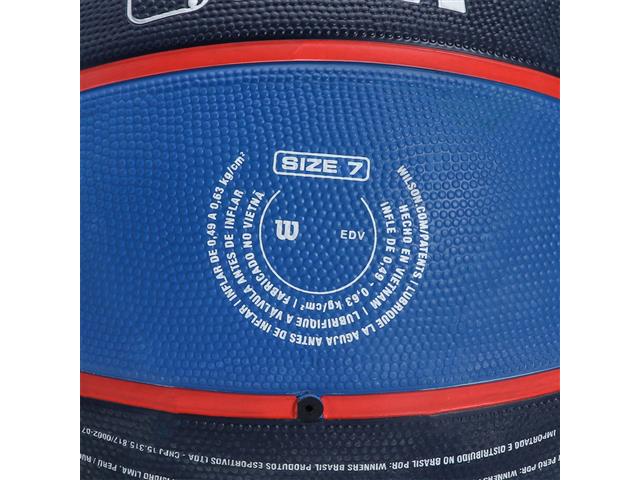 Bola de Basquete Wilson NBA Team Tribute Philadelphia 76ers Tamanho 7 - 3