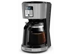 Cafetera Black+Decker Vortex de 1.2 L 12 Tazas Programable Negro