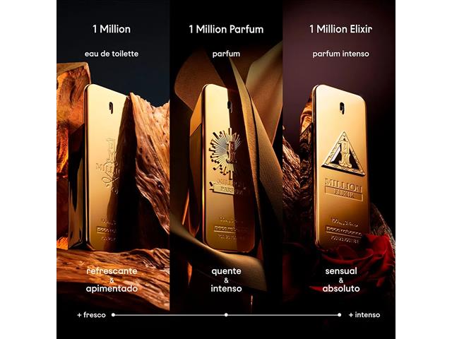 Perfume Paco Rabanne 1 Million Elixir Masculino Eau de Toilette 100ML - 5