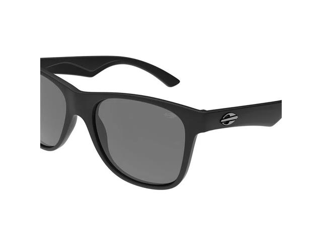 Óculos de Sol Unissex Mormaii Milão Ng Preto Fosco Lente Cinza - 1
