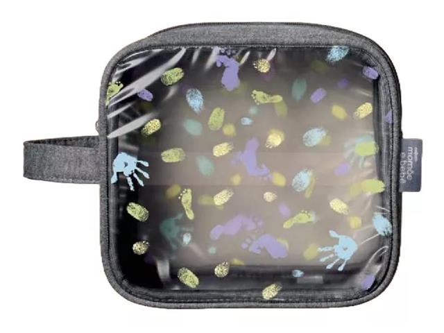 Nécessaire Natura Mamãe e Bebê com Visor 21x18,5x9cm - 1