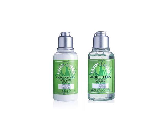 Kit L'Occitane au Brésil Capim-Limão Loção e Sabonete Líquido 50ml
